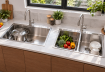 Chậu Rửa Inox Bị Rò Nước Ở Đáy Hoặc Quanh Bộ Xả – Nên Kiểm Tra Vị Trí Nào Trước?