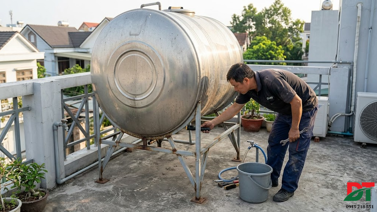 Tần suất kiểm tra và khi nào nên thay bồn nước mới?