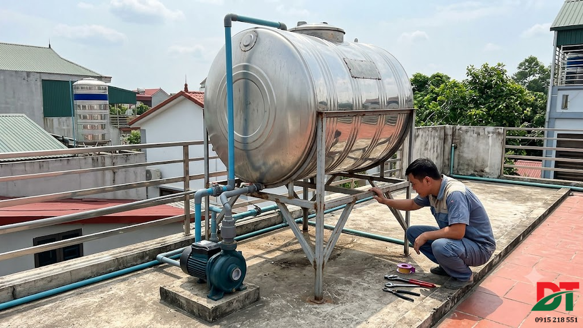 Nguyên nhân phổ biến khiến bồn nước inox bị rung