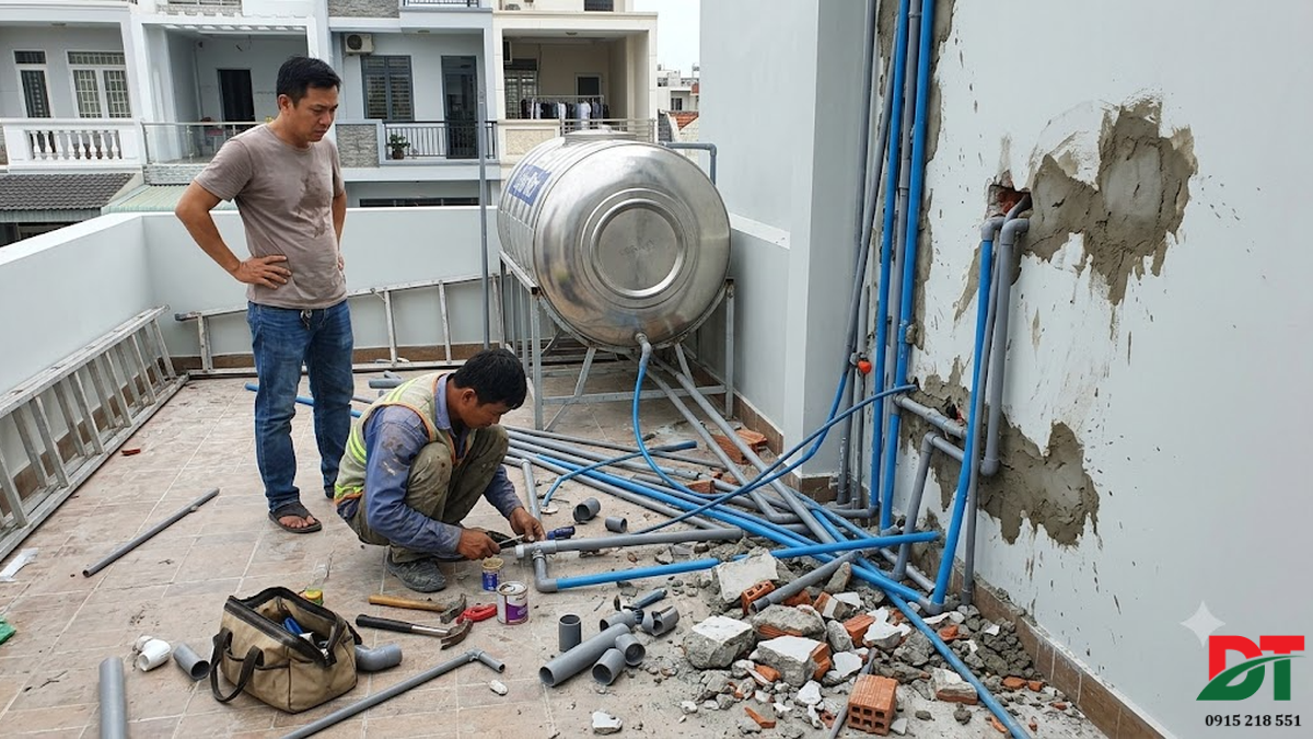 Hậu quả khi chuẩn bị vị trí bồn nước quá muộn