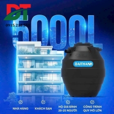 Bồn Tự Hoại Đại Thành 5000L – Giải Pháp Xử Lý Nước Thải Hiệu Quả Cho Công Trình Quy Mô Lớn