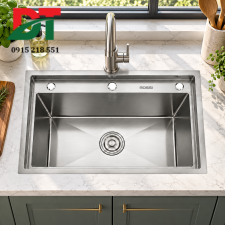 Chậu rửa inox 1 hố Rossi RL310H