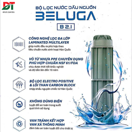 Bộ lọc đầu nguồn Tân Á Đại Thành BELUGA