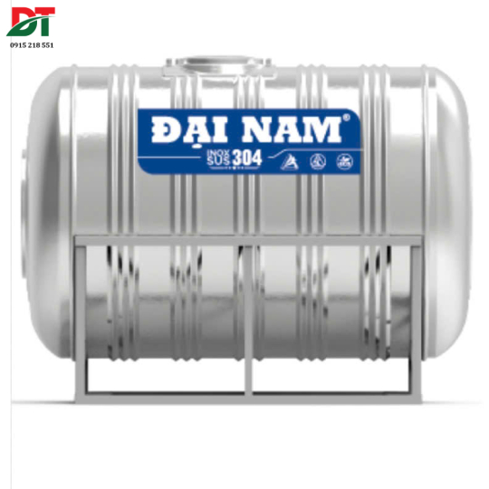 Bồn nước inox Đại Nam 1.000L Nằm