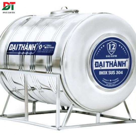 Bồn nước inox Đại Thành 500L Ngang
