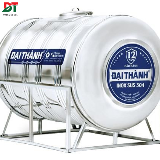 Bồn nước inox  Đại Thành 4500L Ngang
