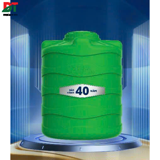 Bồn nhựa Đại Thành Plasman 2.000 Lít Đứng-xanh
