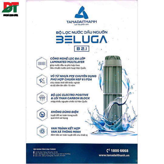 Bộ lọc đầu nguồn Tân Á Đại Thành BELUGA