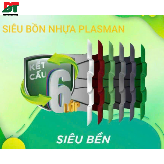 Bồn nhựa Đại Thành Plasman 1.000 Lít Đứng-xanh