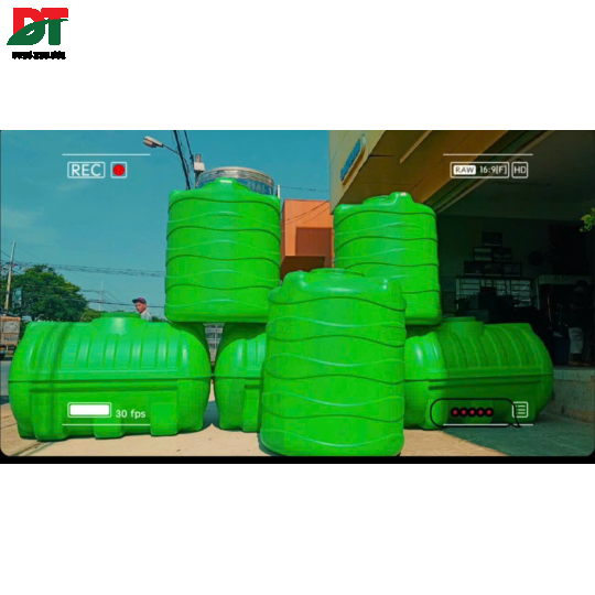 Bồn nhựa Đại Thành Plasman 2.000 Lít Đứng-xanh