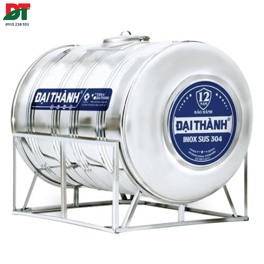 Bồn nước inox Đại Thành 2500L Ngang